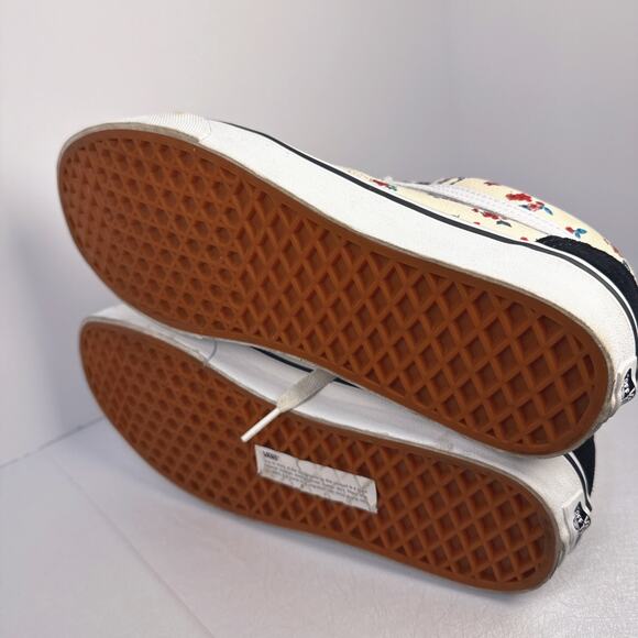 Vans Old Skool Cream/Yellow Floral | 11 - Picture 7 of 7